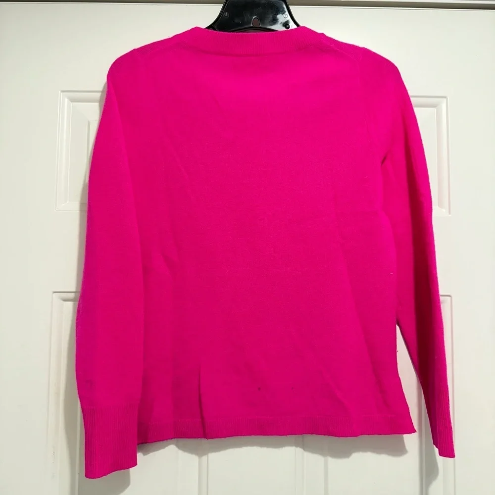 J.Crew Pink 100% Cashmere Crew Neck Sweater Size XS 23088